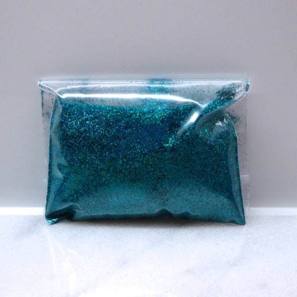 Ultra Fine Laser Holographic Diamond Blue Glitter | 0.2 MM | Holo | Solvent Resistant | Nail | Slime | Resin Jewelry | Tumbler | Craft