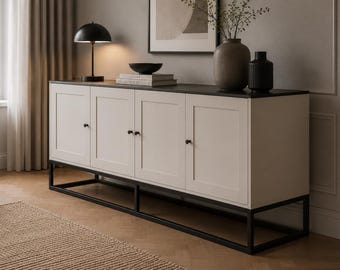 Steel Frame for IKEA HAVSTA Sideboard | Industrial Metal Base, Modern Furniture Upgrade