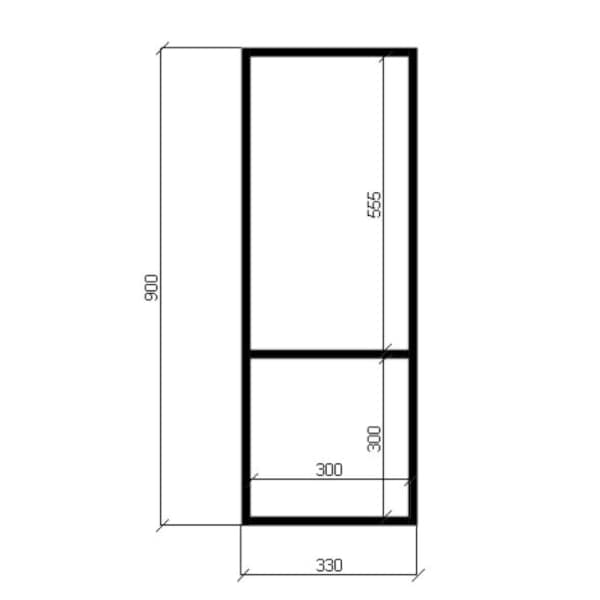 Support de plafond flottant, étagère suspendue, N’importe quelle taille sur commande.