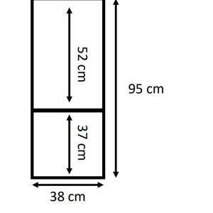 2 Stahlrahmen, an der Decke montierte schwebende Regalhalterungen, jede Größe auf Bestellung.