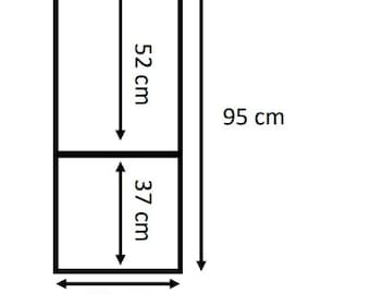 2 cadres en acier, supports d'étagères flottants montés au plafond, toutes les tailles sur commande.