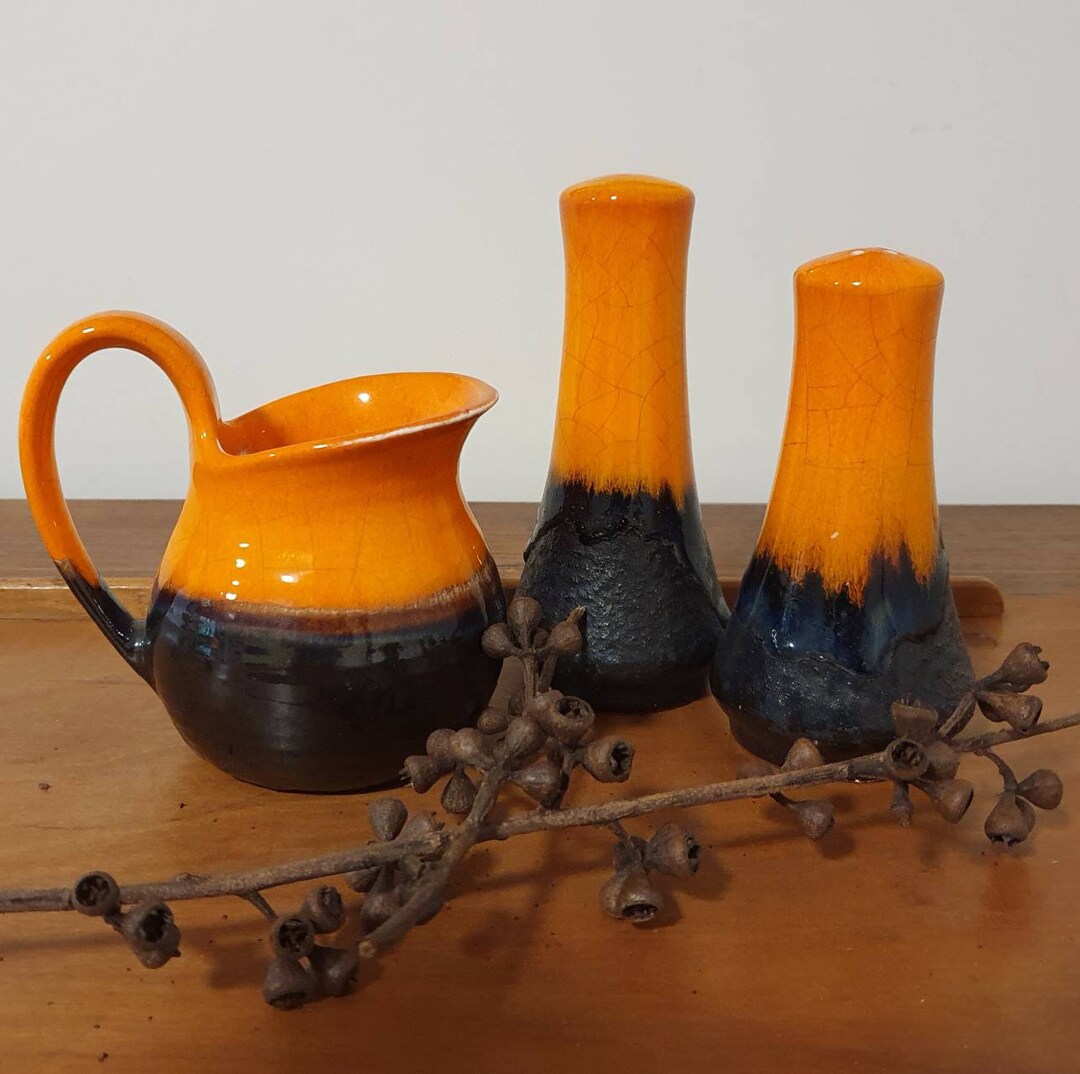 Vintage Ceramic Ellis Pottery C.1970s Retro Ellis Australia Etsy