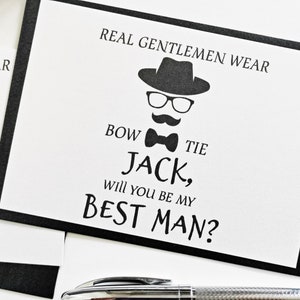 Carte de proposition de garçon d'honneur, cartes de proposition de témoin, Will You Be My Best Man/Groomsman, Cadeaux de mariage, cadeau de mariage pour homme