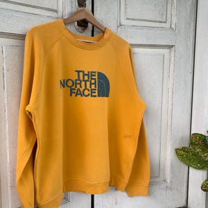 The North Face Crewneck Sweatshirt Yellow mustard