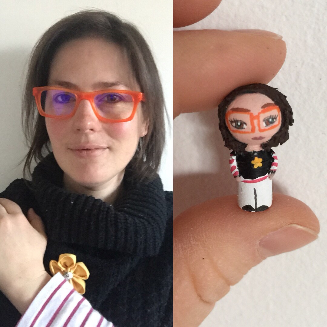 Personalized Family Portrait 3 Cm Miniature Figurine From Photo Etsy