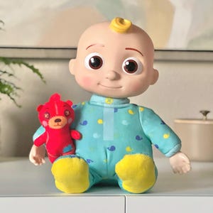Switch Adapted Cocomelon Bedtime JJ Toy. Special Needs Accessible Occupational physical Therapy Music Assistive Technology Education Sensory image 1