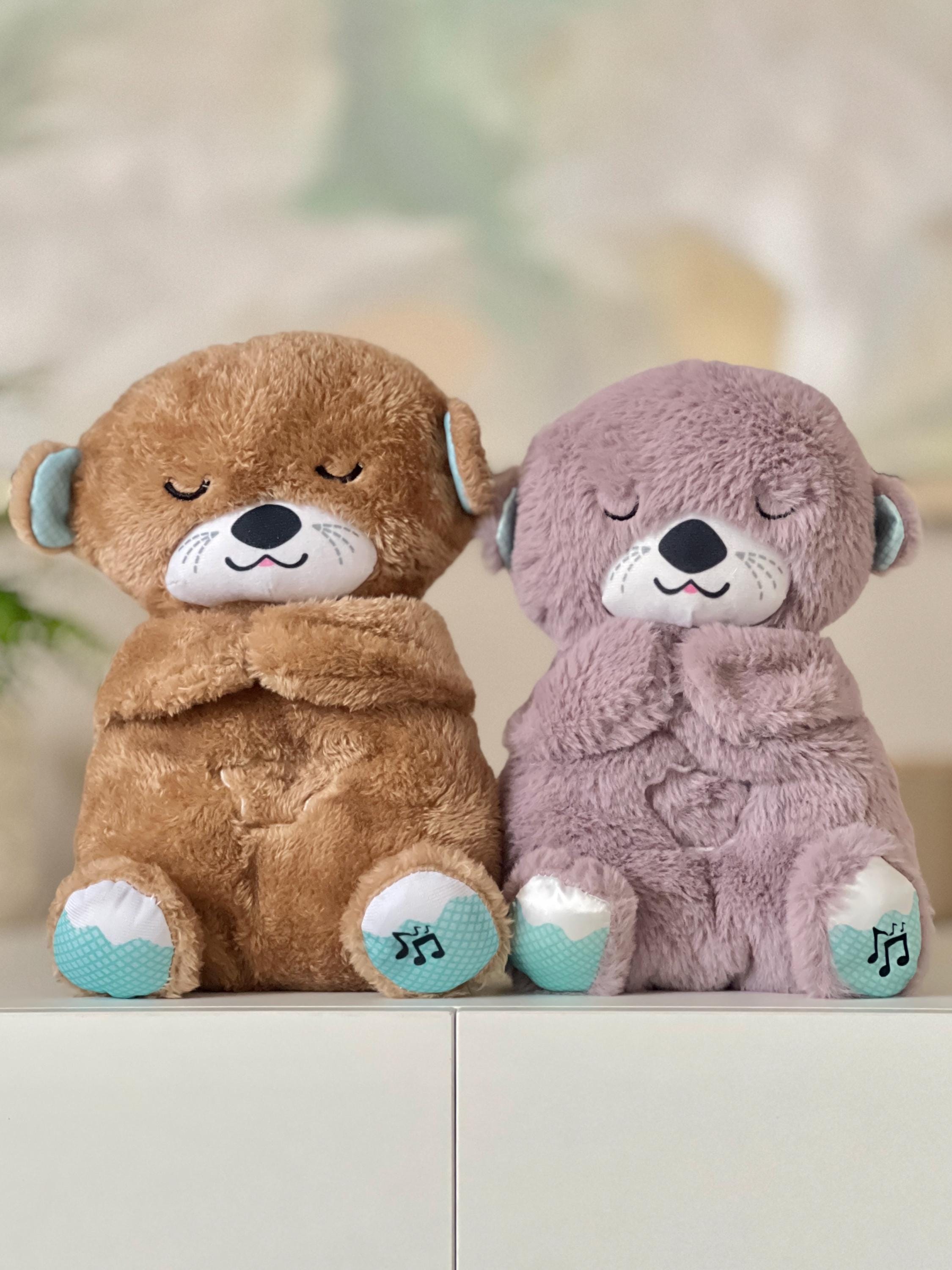 Switch Adapted Breathing Otter Sound Machine Toy. Special Needs Accessible Play Occupational Physical Therapy Lights Music Assistive Sensory