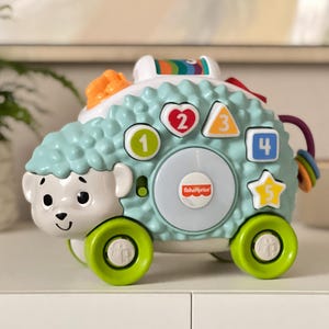 Schalter Angepasstes Spielzeug. Linkimals glückliche Formen Igel. Besondere Bedürfnisse Arbeits-Physiotherapie Lichter Musik Assistive Edukation Sensorische