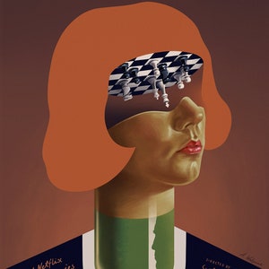 The Queen's Gambit by Aleksander Walijewski // Print, Art, Series, Poster, Netflix, Drama, Chess image 4