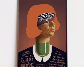 Gambito de dama - Póster alternativo de la película - 24 x 36