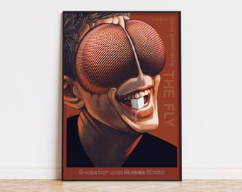 The Fly - Alternative Movie Poster by Aleksander Walijewski // Print, Art, Film, Horror