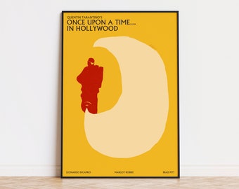 Once Upon a Time... in Hollywood - Alternative Movie Poster by Aleksander Walijewski // Print, Art, Film, Crime, Drama