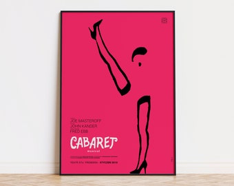 Cabaret - Theatre Poster by Aleksander Walijewski // Print, Art, Play, Polish