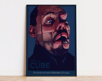 Cube - Alternative Movie Poster by Aleksander Walijewski // Print, Art, Film, Horror