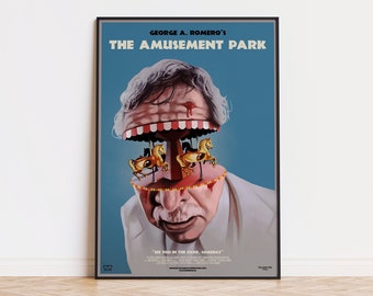 The Amusement Park - Official Movie Poster by Aleksander Walijewski // George A. Romero // Print, Art, Film, Drama, Horror, Thriller