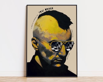 Taxi Driver - Alternative Movie Poster by Aleksander Walijewski // Print, Art, Film, Crime, Drama