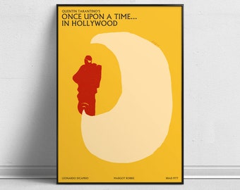 Once Upon a Time... in Hollywood - Alternative Movie Poster by Aleksander Walijewski // Print, Art, Film, Crime, Drama