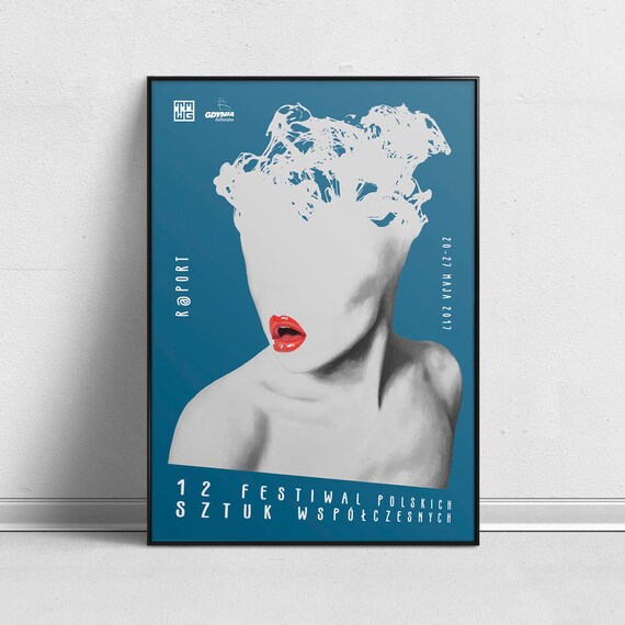 Cultural 12th Festival of Polish Contemporary Plays R@Port Theatre Art Poster by Aleksander Walijewski Print