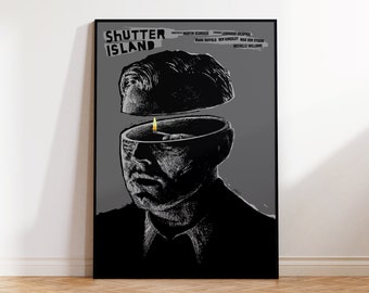 movie posters alternative Shutter Island - Alternative Movie Poster by Aleksander Walijewski // Print, Art, Film,Drama, Thriller