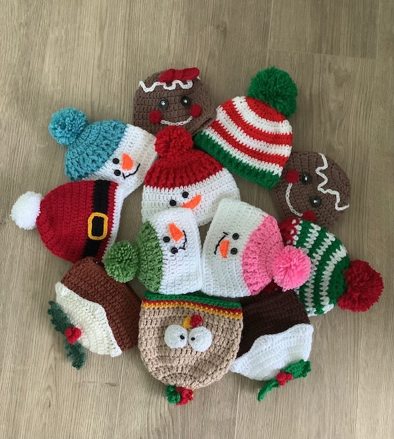 Christmas hat/Snowman hat/Christmas baby hat/Santa hat/Babies 1st christmas/gift idea/baby photo prop/festive hat/Xmas outfits & accessories