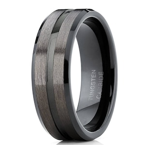 Charcoal wedding band shop