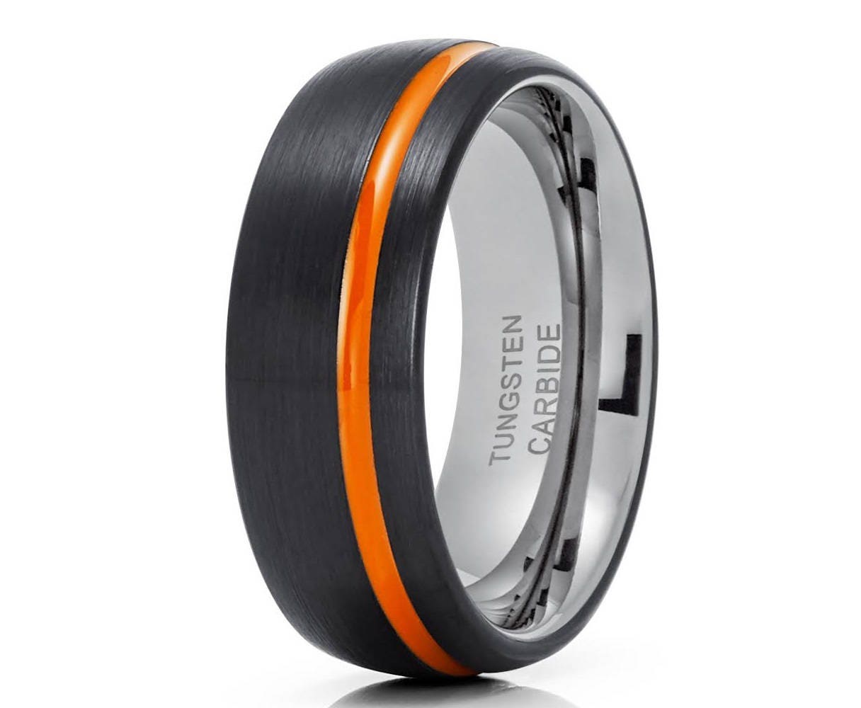 Black Orange Ring 
