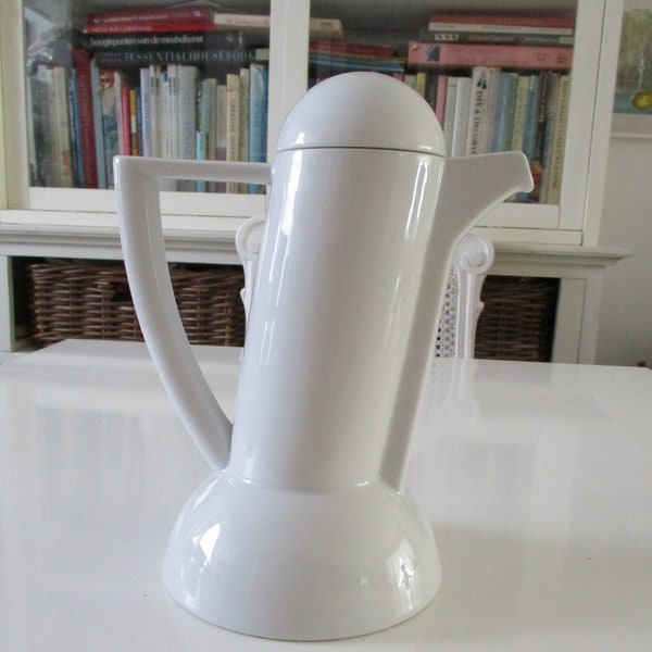 Vintage Arzberg tea/coffee pot, Lutz Rabold design "City Scape", Postmodern Memphis style, gift, collectable, modern decor