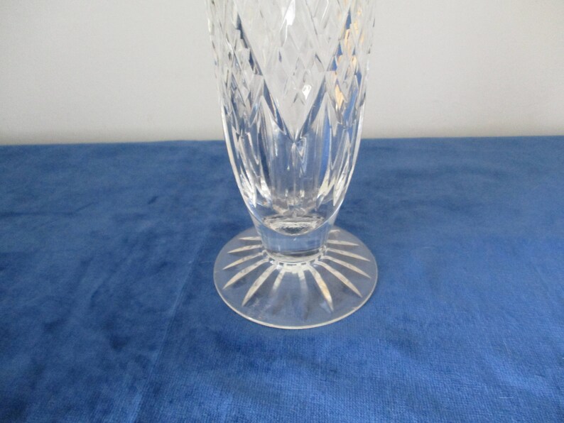 Exquisite Royal Brierley Cut Crystal Vase with etched Etsy
