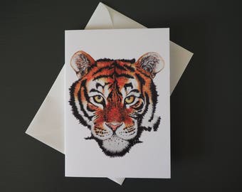 Tiger Greeting card