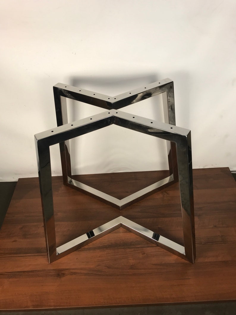 Stainless Steel Steel Bracket Table Legs Dining Table Legs Etsy