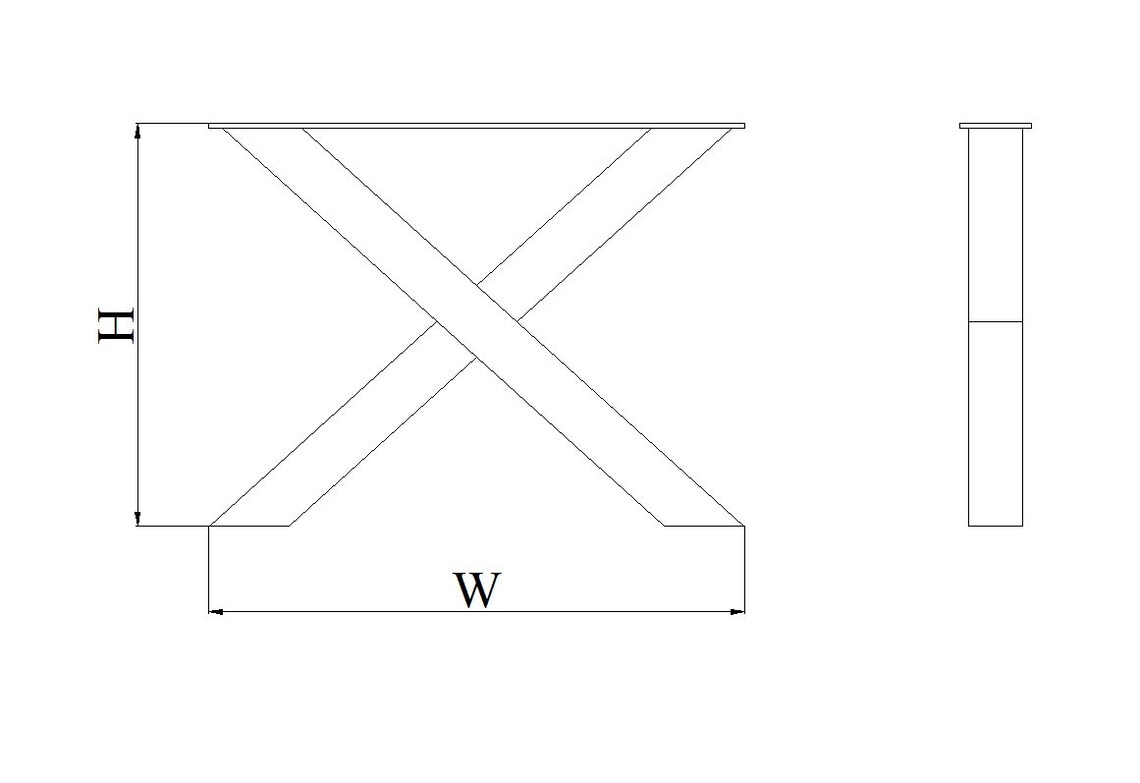 X Shape Bench Legs X Bench Legs Bench Legs X Legs Coffee Etsy Australia
