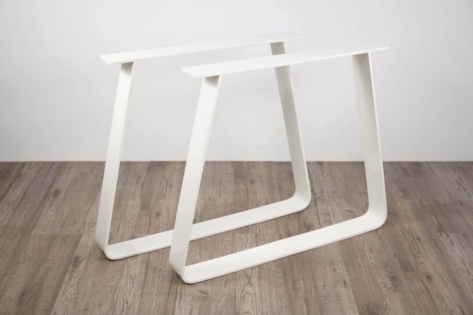 Trapezoid Metal Dining Table Legs / Bench Legs set of 2 Etsy