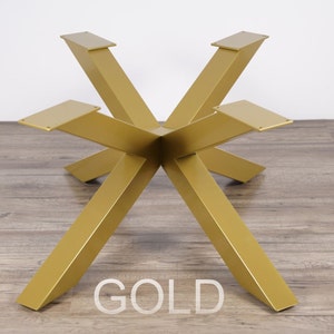 Metal Table Base For Round Tabletop, Round Coffee Table Base, Spider Kitchen Table Base, Modern Dining Table Base, Round Wood Table