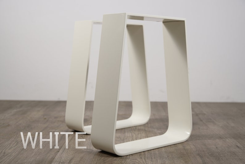 Trapezoid Metal Dining Table Legs / Bench Legs set of 2 Etsy