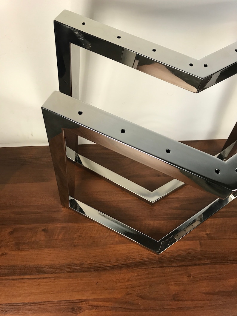 Stainless Steel Steel Bracket Table Legs Dining Table Legs Etsy