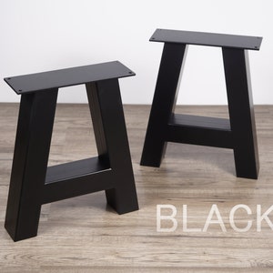 Metal Bench Legs, Entryway Bench Legs, Coffee Table Legs, A-shaped Steel Legs, Dining Room Bench, Set of 2 Legs