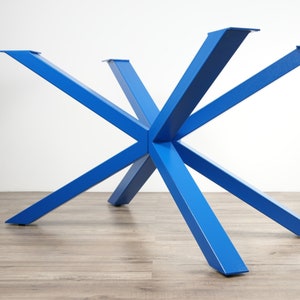 Metal Dining Table Legs for Marble and Glass top.  Steel Table Legs, Table Frame, Iron Table Legs for Reclaimed Wood