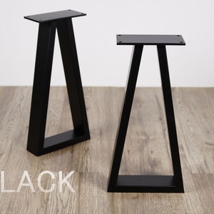 Trapezoid Legs, Trapezoid Bench Legs, Coffee Table Legs, Table Leg, Trapezoid Table Legs, Set of 2 image 3