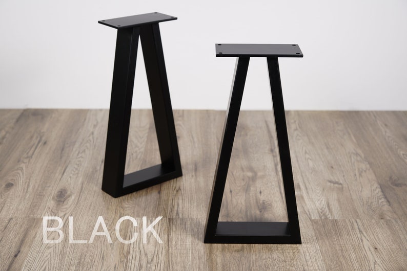 Trapezoid Legs, Trapezoid Bench Legs, Coffee Table Legs, Table Leg, Trapezoid Table Legs, Set of 2 image 3