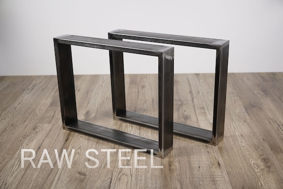 Raw steel bench legs discount
