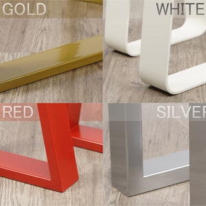 Metal table and bench legs powder coated. High quality legs, with perfectly grinded corners. Legs in industrial style.
Durable, stable handmade furniture legs.