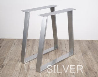 Bankbeine, Trapezbeine, Trapezbankbeine, Couchtischbeine, Tischbeine, Trapeztischbeine, 2er Set