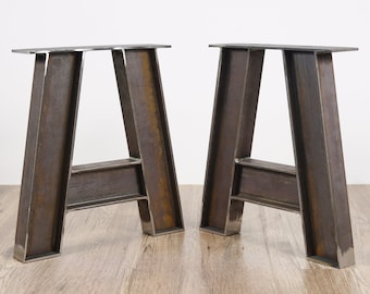 A-shaped Coffee Table Legs, Mudroom Bench Legs, Industrial Style Side Table Legs, Bedroom Bench Legs Set of 2