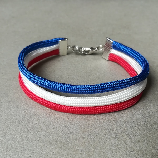 Bracelet bleu blanc rouge