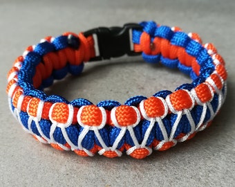 Bracelet bleu Orange blanc