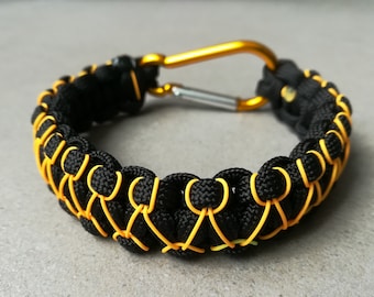 Bracelet paracord mousqueton