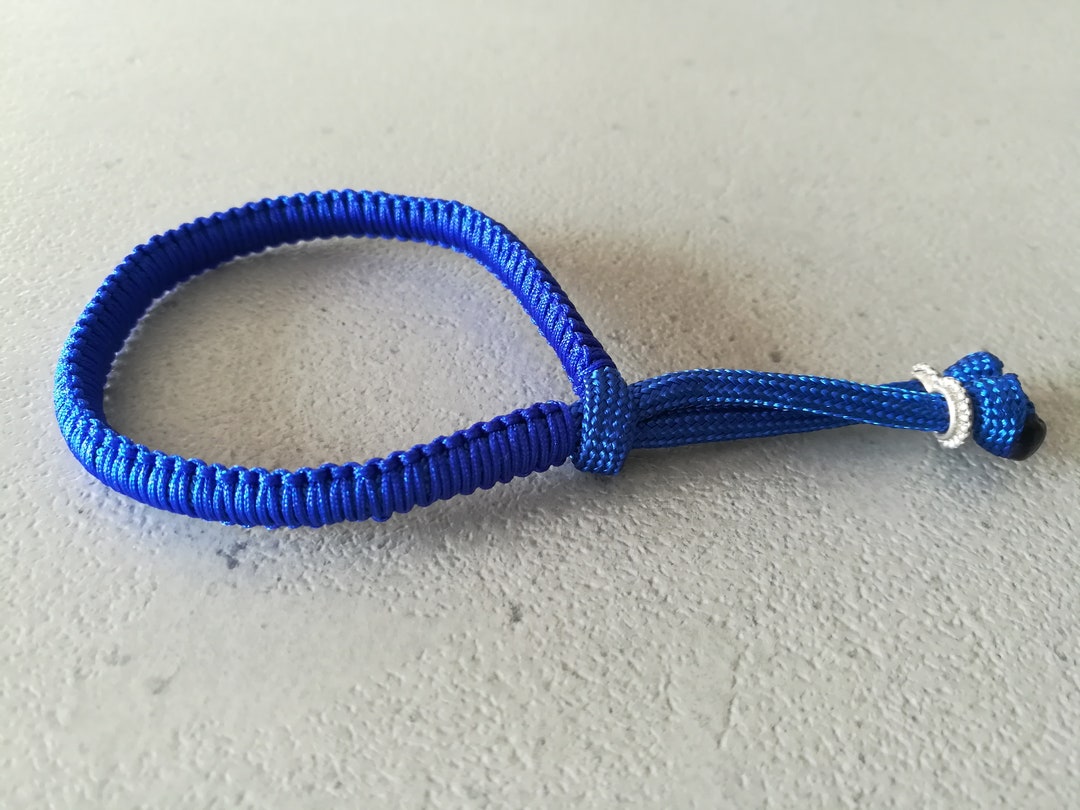 Blue Paracord Bracelet Etsy