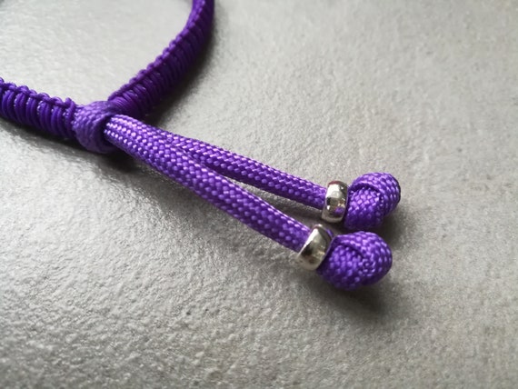 Purple Paracord Bracelet Etsy Singapore