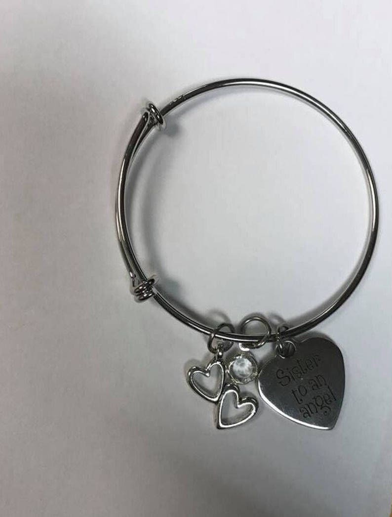 sister of an angel bracelet