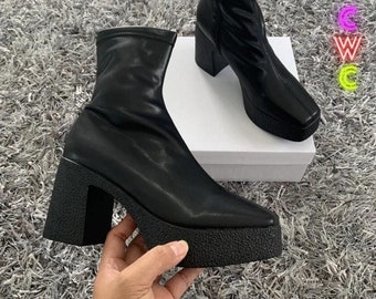 platform boots 1970s